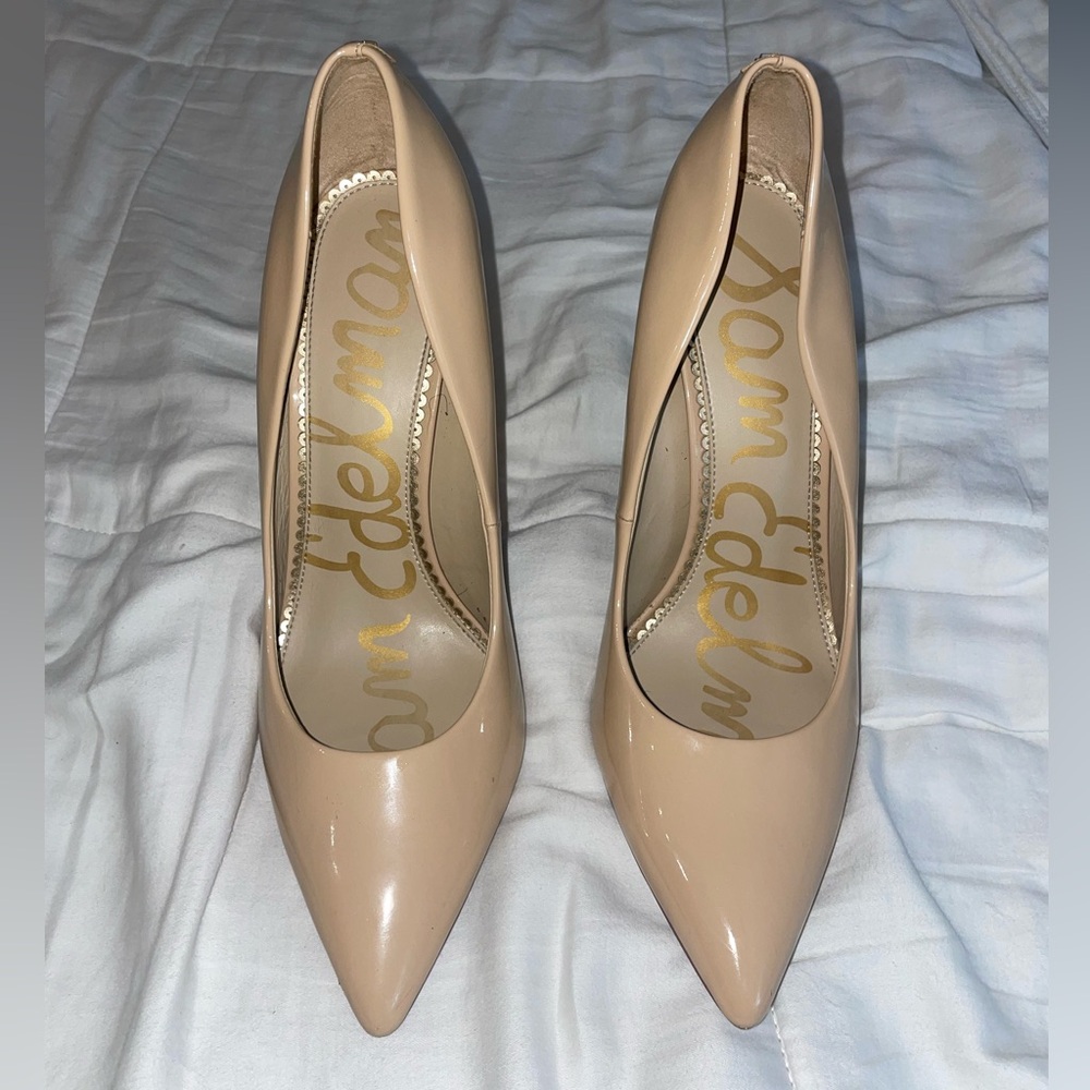 Sam Edelman Women's Danna Pointed Toe High-Heel Pumps Nude/Beige